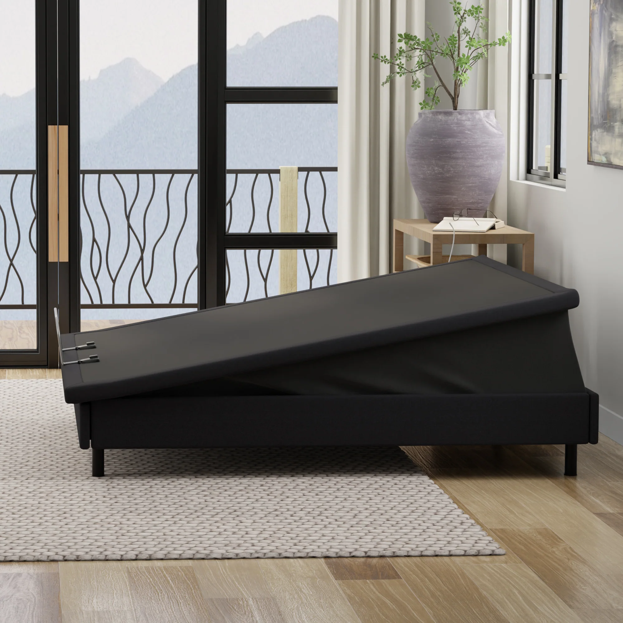 E8 Hi-Low Lift & Tilt Adjustable Bed Frame - Massage, Lights, USB Ports & Free in Home Delivery