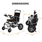 Portable Travel Foldable Power Wheelchair - TSA Approved